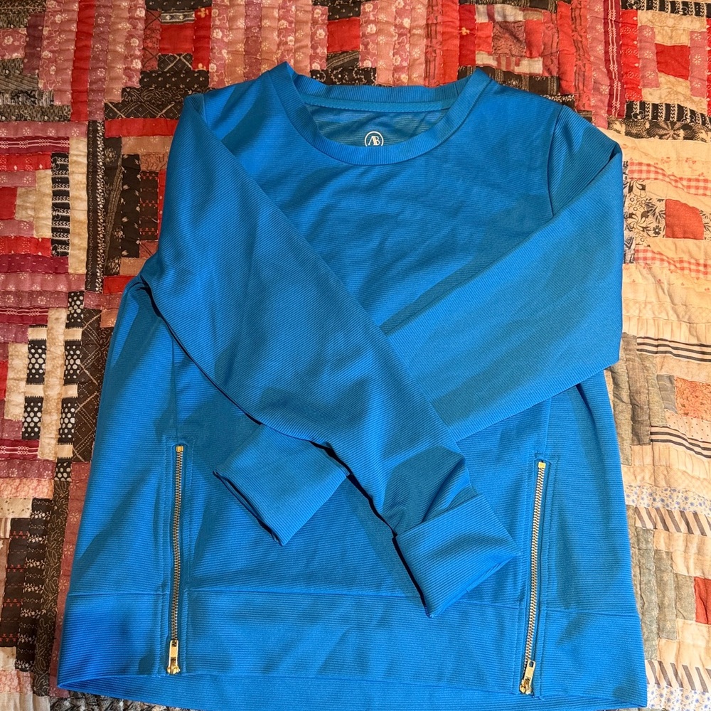 NWOT Addison Bay Blue Long Sleeve Top X-Small